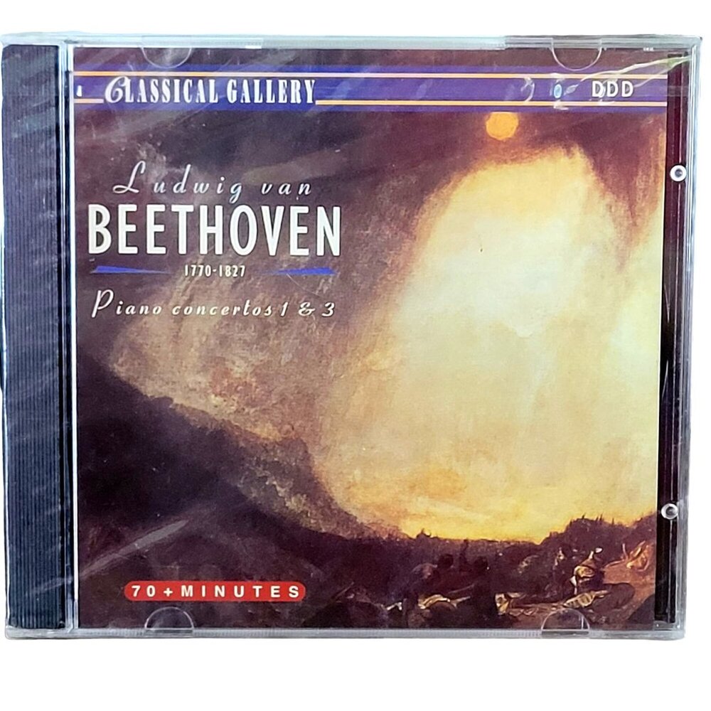 Ludwig Van Beethoven - New Sealed CD - Piano Concertos 1 & 3  37346cd